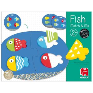 Jumbo Gra edukacyjna dla dzieci „Dopasuj i Miksuj Kolorowe Rybki” z ilustracjami Jumbo Gra edukacyjna dla dzieci „Dopasuj i Miksuj Kolorowe Rybki” z ilustracjami
