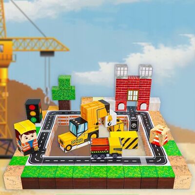 Inny producent 100MAGNETYCZNYCH KLOCKÓW W KSZTAŁCIE PLACU BUDOWY MONTESSORI PREZENT DZIECI Inny producent 100MAGNETYCZNYCH KLOCKÓW W KSZTAŁCIE PLACU BUDOWY MONTESSORI PREZENT DZIECI