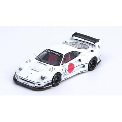2023 LBWK Ferrari F40 Tokyo Salon, white Inno64 1:64 2023 LBWK Ferrari F40 Tokyo Salon, white Inno64 1:64