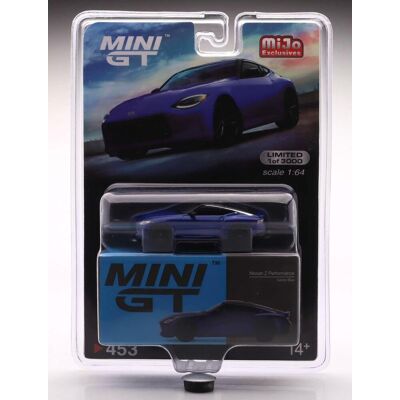 Hot Wheels 2023 Nissan Z Performance, seiran blue Mini GT 1:64 Hot Wheels 2023 Nissan Z Performance, seiran blue Mini GT 1:64