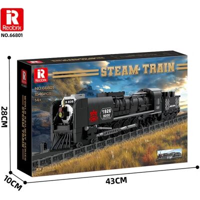 REOBRIX 66801 Steam Locomotive (1,546pcs) REOBRIX 66801 Steam Locomotive (1,546pcs)