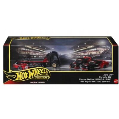 Advan Set Diorama - 4 Piece Hot Wheels Premium 1:64 Advan Set Diorama - 4 Piece Hot Wheels Premium 1:64