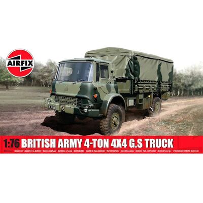 Airfix A02326A - British Army 4-ton 4 x 4 G.S Truck - 1:76 Airfix A02326A - British Army 4-ton 4 x 4 G.S Truck - 1:76