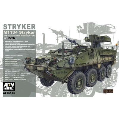 AFV Club M1134 Stryker ATGM Model Militarne - 1/35 AFV Club M1134 Stryker ATGM Model Militarne - 1/35