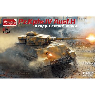 Amusing Hobby Niemiecka Armia Panzer 4 Krupp 1/35 Model Plastikowy Amusing Hobby Niemiecka Armia Panzer 4 Krupp 1/35 Model Plastikowy