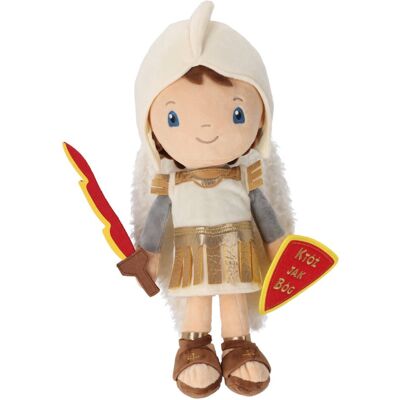 Fundacja Bądźcie Jak Dzieci ANIOŁ PLUSZOWY Michał Archanioł biały 42 cm, KOMUNIA, CHRZEST, dla dziewczynki, dla chłopca Fundacja Bądźcie Jak Dzieci ANIOŁ PLUSZOWY Michał Archanioł biały 42 cm, KOMUNIA, CHRZEST, dla dziewczynki, dla chłopca