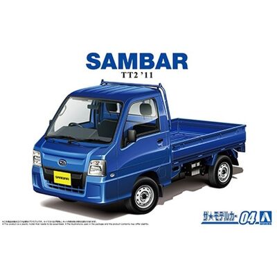 Aoshima 05828 SUBARU TT2 SAMBAR TRUCK WR BLUE LIMITED '11 1/24 Aoshima 05828 SUBARU TT2 SAMBAR TRUCK WR BLUE LIMITED '11 1/24