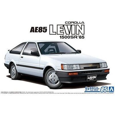 Aoshima 05968 1/24 MC#85 Toyota AE85 Corolla Levin 1500SR '85 Aoshima 05968 1/24 MC#85 Toyota AE85 Corolla Levin 1500SR '85