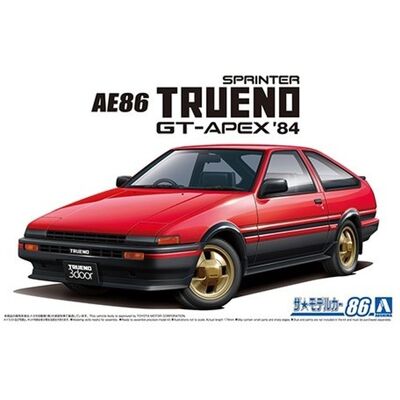 Aoshima 05969 1/24 MC#86 Toyota AE86 Sprinter Trueno GT-APEX ’84 Aoshima 05969 1/24 MC#86 Toyota AE86 Sprinter Trueno GT-APEX ’84
