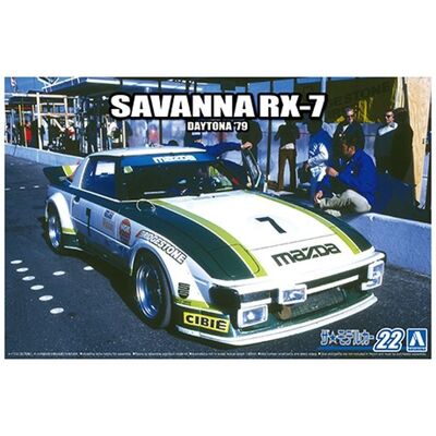 Aoshima 06103 1/24 MC#22 MAZDA SA22C RX-7 Daytona '79 Aoshima 06103 1/24 MC#22 MAZDA SA22C RX-7 Daytona '79