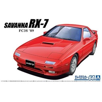 Aoshima 06365 1/24 Mazda FC3S Savanna RX-7 '89 Aoshima 06365 1/24 Mazda FC3S Savanna RX-7 '89
