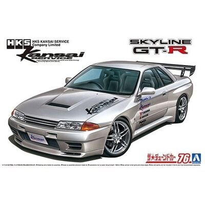 Aoshima 06453 1/24 HKS Kansai BNR32 Skyline GT-R '90 (Nissan) Aoshima 06453 1/24 HKS Kansai BNR32 Skyline GT-R '90 (Nissan)