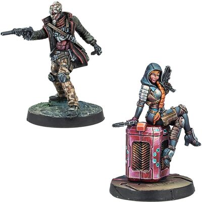 Corvus Belli Ariadna Caledonian Combat Force Characters, Infinity, 2 Figurki Corvus Belli Ariadna Caledonian Combat Force Characters, Infinity, 2 Figurki