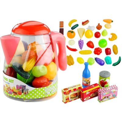 Lean Toys Artykuły Spozywcze W Dzbanku Warzywa Owoce 50 Elem Lean Toys Artykuły Spozywcze W Dzbanku Warzywa Owoce 50 Elem