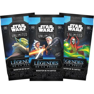 Asmodee - FFG - Gwiezdne Wojny: Unlimited Gra karciana do kolekcjonowania - Legendy Mocy - 16 kart Booster - dla dorosłych i dzieci, od 12 lat, 2+ g.. Asmodee - FFG - Gwiezdne Wojny: Unlimited Gra karciana do kolekcjonowania - Legendy Mocy - 16 kart Booster - dla dorosłych i dzieci, od 12 lat, 2+ g..
