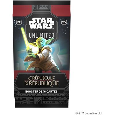 Asmodee - FFG - Gwiezdne wojny: Unlimited Twilight of the Republic - Booster 16 Card - Gra karciana do kolekcjonowania - dla dorosłych i dzieci, od .. Asmodee - FFG - Gwiezdne wojny: Unlimited Twilight of the Republic - Booster 16 Card - Gra karciana do kolekcjonowania - dla dorosłych i dzieci, od ..