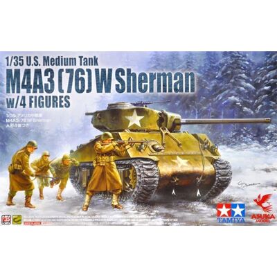 Inny producent Asuka 35-048 M4A3 (76) W Sherman w/Figure (Tamiya) 1/35 Inny producent Asuka 35-048 M4A3 (76) W Sherman w/Figure (Tamiya) 1/35