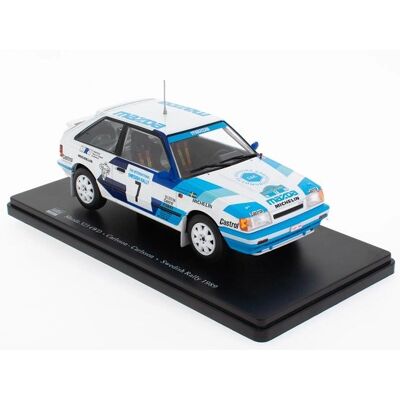 Atlas Mazda 323 4Wd #7 Carlsson Winner Swedi 1:24 Wrc534 Atlas Mazda 323 4Wd #7 Carlsson Winner Swedi 1:24 Wrc534