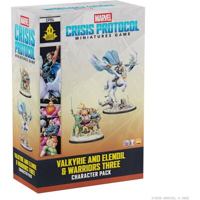 ASMODEE Atomic Mass Games Marvel Crisis Protocol Valkyrie And Warriors Three Character Pack Do Gry Figurkowej, Bohaterowie Asgardu, Valkyrie Na Wierzcho.. ASMODEE Atomic Mass Games Marvel Crisis Protocol Valkyrie And Warriors Three Character Pack Do Gry Figurkowej, Bohaterowie Asgardu, Valkyrie Na Wierzcho..