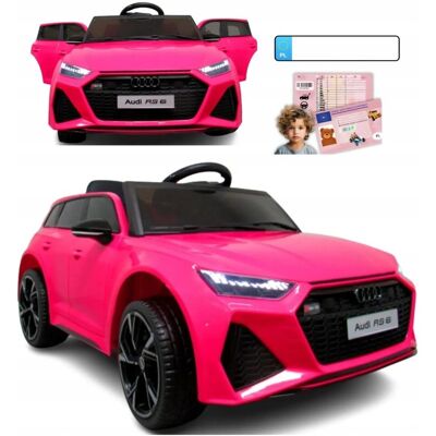 Inny producent AUDI RS6 GT RÓŻOWY Auto na akumulator EVA Skóra pilot Inny producent AUDI RS6 GT RÓŻOWY Auto na akumulator EVA Skóra pilot
