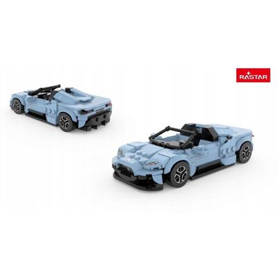 Autko 1:30 Maserati MC20 Klocki Niebieski RASTAR Autko 1:30 Maserati MC20 Klocki Niebieski RASTAR