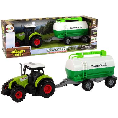 Lean Toys AUTKO FARMA DLA DZIECI Z PRZYCZEPKĄ I CYSTERNĄ Lean Toys AUTKO FARMA DLA DZIECI Z PRZYCZEPKĄ I CYSTERNĄ