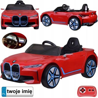 JOKOMISIADA Autko na akumulator elektryczne BMW i4 dla dziecka pilot PA0310 CZ JOKOMISIADA Autko na akumulator elektryczne BMW i4 dla dziecka pilot PA0310 CZ