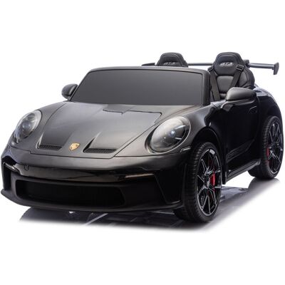 Mamido Autko na akumulator Porsche 911 GT3 XXL 24V14Ah 12km/h Pompowane koła 2x320W Dla 2 dzieci Lakierowane czarne Mamido Autko na akumulator Porsche 911 GT3 XXL 24V14Ah 12km/h Pompowane koła 2x320W Dla 2 dzieci Lakierowane czarne
