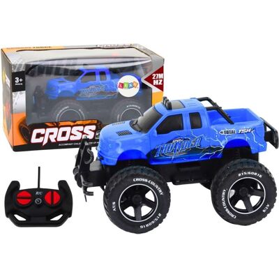 Lean Toys Autko Samochód Terenowy Zdalnie Sterowany RC 1:18 Niebieski Lean Toys Autko Samochód Terenowy Zdalnie Sterowany RC 1:18 Niebieski