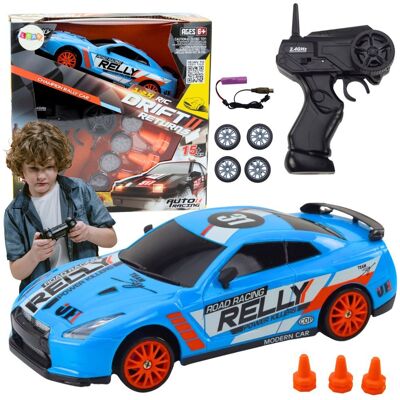 Lean Toys Autko Sportowe Zdalnie Sterowane R/C 1:24 Niebieski Wymienne Koła Lean Toys Autko Sportowe Zdalnie Sterowane R/C 1:24 Niebieski Wymienne Koła