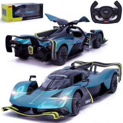 Rastar AUTKO ZDALNIE STEROWANE Aston Martin Valkyrie AMR NA PILOTA OTWIERANE DRZWI Ciemno-zielony Rastar AUTKO ZDALNIE STEROWANE Aston Martin Valkyrie AMR NA PILOTA OTWIERANE DRZWI Ciemno-zielony