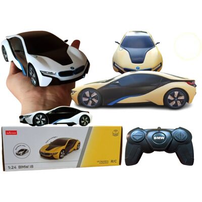 Autko Zdalnie Sterowane BMW i8 UV ZMIENIA KOLOR NA SŁOŃCU Rastar Samochód Auto Na Pilot 2,4GHz RC 1:24 Autko Zdalnie Sterowane BMW i8 UV ZMIENIA KOLOR NA SŁOŃCU Rastar Samochód Auto Na Pilot 2,4GHz RC 1:24