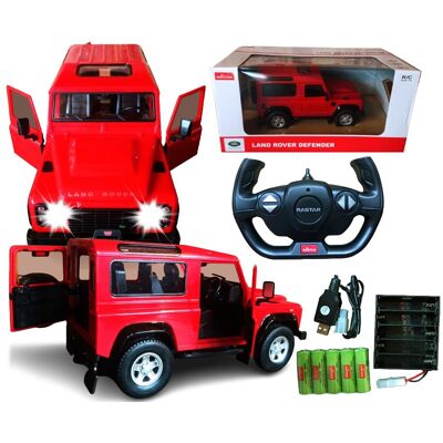 Autko Zdalnie Sterowane LAND ROVER DEFENDER Rastar Samochód Auto Na Pilot 2,4GHz RC 1:14 Autko Zdalnie Sterowane LAND ROVER DEFENDER Rastar Samochód Auto Na Pilot 2,4GHz RC 1:14