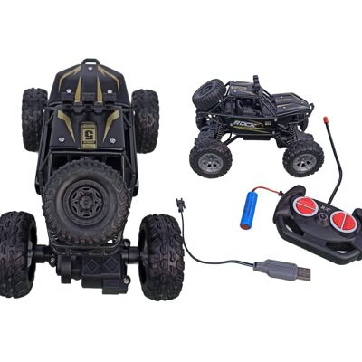Ciuciubabka Autko Zdalnie Sterowane MONSTER TRUCK METAL BLACK dla Dzieci samochód RC auto Off-Road CZARNY 1:18 Ciuciubabka Autko Zdalnie Sterowane MONSTER TRUCK METAL BLACK dla Dzieci samochód RC auto Off-Road CZARNY 1:18