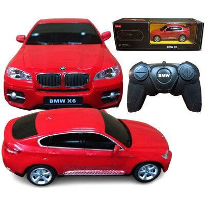 Autko Zdalnie Sterowane Rastar BMW X6 Samochód Auto Na Pilot 2,4GHz RC 1:24 czerwone Autko Zdalnie Sterowane Rastar BMW X6 Samochód Auto Na Pilot 2,4GHz RC 1:24 czerwone