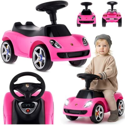 Sun Baby Auto Jeździk Dla Dzieci Samochód Światła Lekki Porsche Carrera Gt Różowy Sun Baby Auto Jeździk Dla Dzieci Samochód Światła Lekki Porsche Carrera Gt Różowy