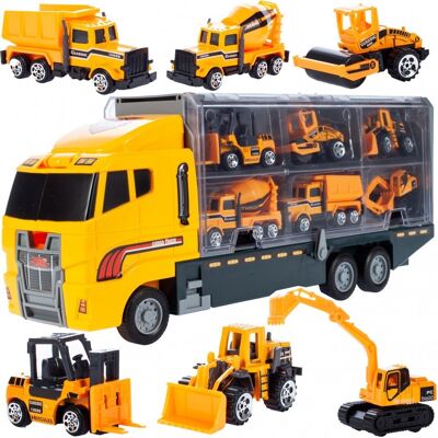 MalPlay Auto Laweta Tir Walizka 6x Resoraki Auta Wyrzutnia MalPlay Auto Laweta Tir Walizka 6x Resoraki Auta Wyrzutnia