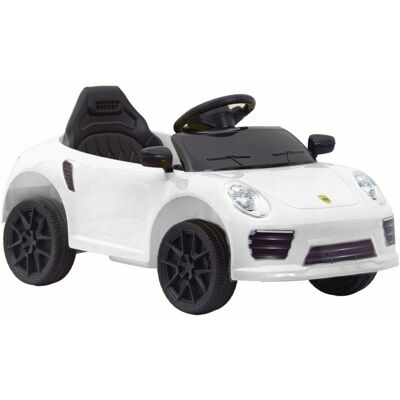 Bemi Auto Na Akumulator 2 Silniki 2x6V Pilot Białe Bemi Auto Na Akumulator 2 Silniki 2x6V Pilot Białe