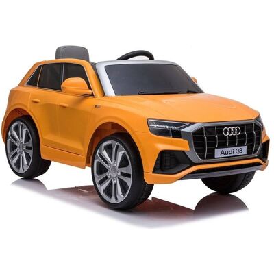 LEAN Cars, Auto na Akumulator Audi Q8 JJ2066 Żółty Lakierowany LEAN Cars, Auto na Akumulator Audi Q8 JJ2066 Żółty Lakierowany