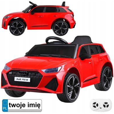 JOKOMISIADA Auto na akumulator AUDI RS 6 dla dzieci PA0297 CZ JOKOMISIADA Auto na akumulator AUDI RS 6 dla dzieci PA0297 CZ