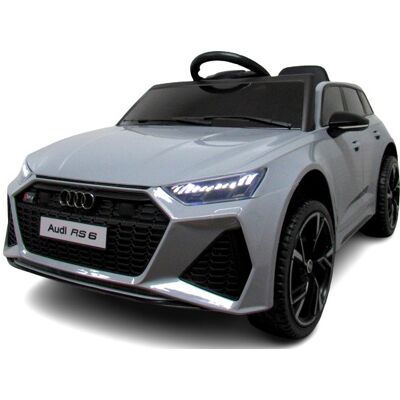 Aseto Auto na akumulator Audi RS6 Szare, Autko Szare Elektryczne dla Dziecka, Zabawka Aseto Auto na akumulator Audi RS6 Szare, Autko Szare Elektryczne dla Dziecka, Zabawka
