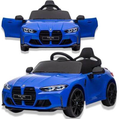 Aseto Auto na akumulator BMW M4 Niebieskie dla dzieci Samochód elektryczny Autko sterowane dla dziecka zabawka Aseto Auto na akumulator BMW M4 Niebieskie dla dzieci Samochód elektryczny Autko sterowane dla dziecka zabawka
