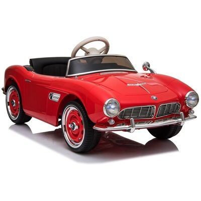 Import LEANToys LEAN Cars, Auto na Akumulator BMW Retro Czerwone Lakierowane Import LEANToys LEAN Cars, Auto na Akumulator BMW Retro Czerwone Lakierowane