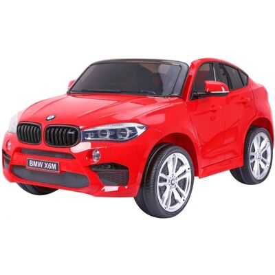 Ramiz, pojazd na akumulator BMW X6M 2 os. XXL Czerwony Ramiz, pojazd na akumulator BMW X6M 2 os. XXL Czerwony