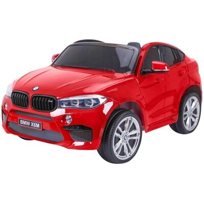 Ramiz, pojazd na akumulator BMW X6M 2 os. XXL Lakierowany Czerwony Ramiz, pojazd na akumulator BMW X6M 2 os. XXL Lakierowany Czerwony