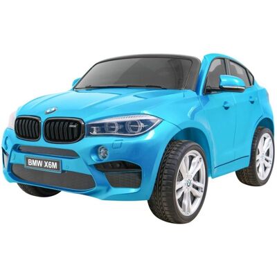 Ramiz, pojazd na akumulator BMW X6M 2 os. XXL Lakierowany Niebieski Ramiz, pojazd na akumulator BMW X6M 2 os. XXL Lakierowany Niebieski