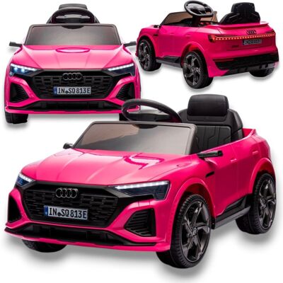 Auto na akumulator dla dziecka AUDI SQ8 Różowe Pilot Muzyka MP3 Klakson Samochód Elektryczny dla Dzieci Pojazd Akumulator Litowo-Jonowy Auto na akumulator dla dziecka AUDI SQ8 Różowe Pilot Muzyka MP3 Klakson Samochód Elektryczny dla Dzieci Pojazd Akumulator Litowo-Jonowy
