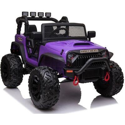 Import LEANToys Auto na Akumulator JC666 Fioletowy Import LEANToys Auto na Akumulator JC666 Fioletowy