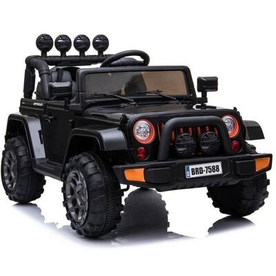 LEAN Cars, Auto na Akumulator Jeep BRD-7588 Czarny 4x4 LEAN Cars, Auto na Akumulator Jeep BRD-7588 Czarny 4x4
