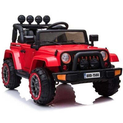 LEAN Cars, Auto na Akumulator Jeep BRD-7588 Czerwony 4x4 LEAN Cars, Auto na Akumulator Jeep BRD-7588 Czerwony 4x4